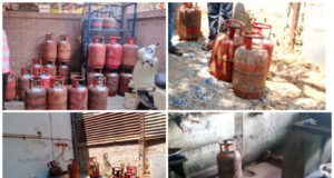 गरियाबंद में घरेलू गैस सिलेंडरों के दुरुपयोग पर छापेमारी, 19 सिलेंडर जब्त