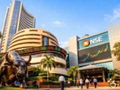 शेयर बाजार में हाहाकार, 1700 अंक टूटा सेंसेक्स, निफ्टी 22,600 से नीचे