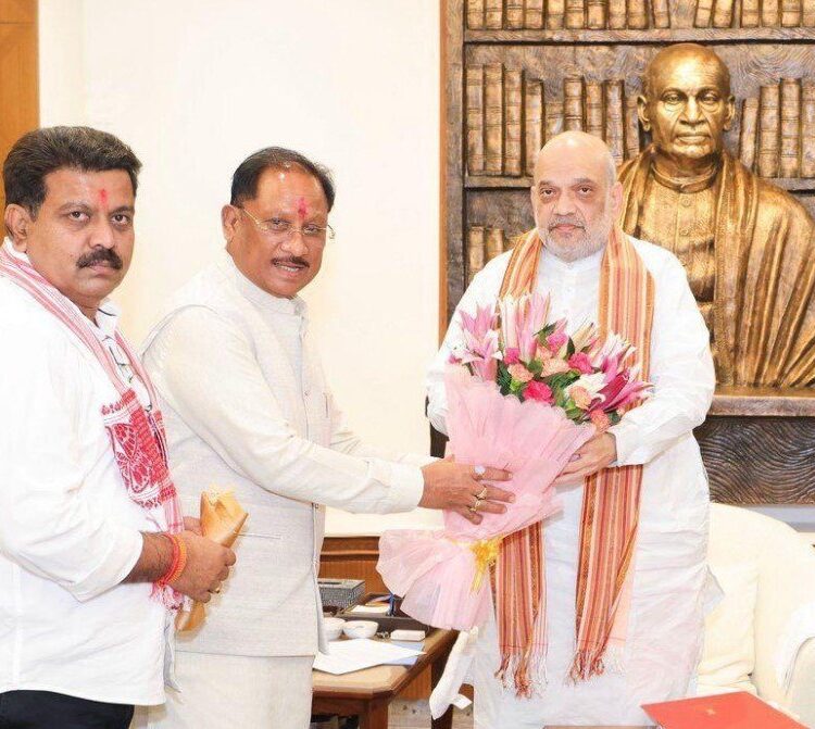 छत्तीसगढ़ में अखिल भारतीय आयुर्वेद संस्थान के स्थापना का प्रस्ताव, अमित शाह से मिले मुख्यमंत्री विष्णुदेव साय