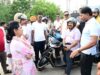 स्कूटी से शहर का निरीक्षण करने निकले उप मुख्यमंत्री श्री अरुण साव