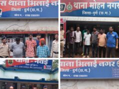 दुर्ग पुलिस का विशेष वारंट तामिली अभियान—ACCU एवं थाना टीमों ने एक दिन में 101 लंबित वारंट तामील कर वारंटियों को न्यायालय के माध्यम से जेल भेजा