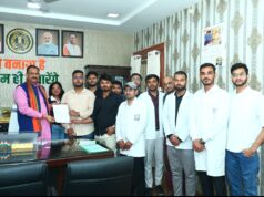 स्वास्थ्य मंत्री श्याम बिहारी जायसवाल से मिले इंटर्न डॉक्टर, आंदोलन स्थगित करने का लिया निर्णय