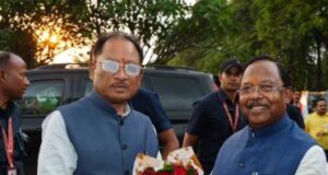 रायगढ़ पहुंचने पर मुख्यमंत्री श्री विष्णुदेव साय का हुआ भव्य स्वागत