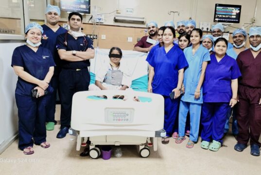 बिहार की 48 वर्षीय महिला की अम्बेडकर अस्पताल में सफल बाईपास सर्जरी,आयुष्मान योजना के तहत हुआ ऑपरेशन, दूसरे दिन से चलने लगी मरीज
